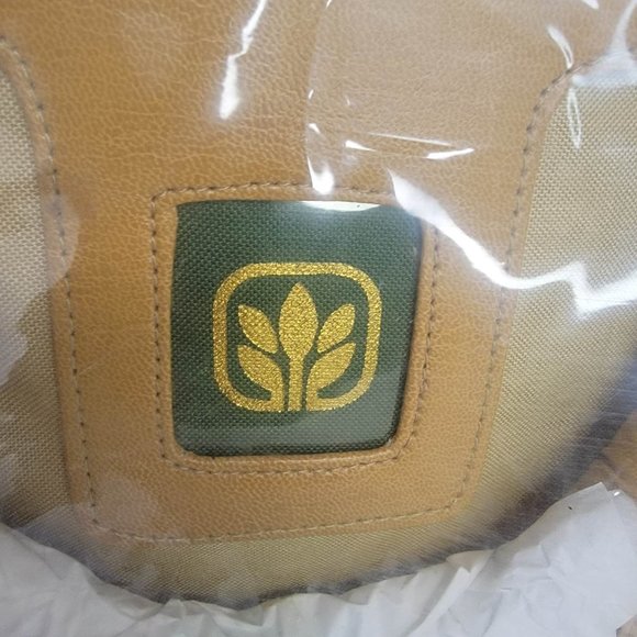 New Sealed 1983 The Great Big Bag By Avon Tan Large Canvas Tote w/ Luggage Tag - Picture 3 of 8